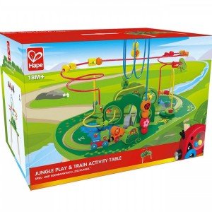 میز بازی کودک JUNGLE PLAY & TRAIN ACTIVITY TABLE hape 3801