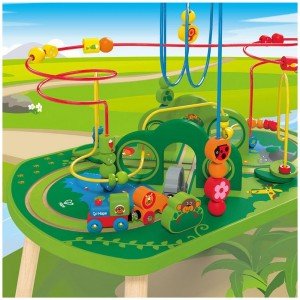 میز بازی کودک JUNGLE PLAY & TRAIN ACTIVITY TABLE hape 3801