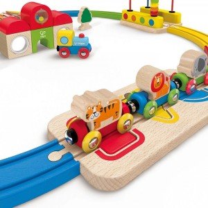 ریل قطار کودک Rainbow Route Railway hape 3816