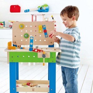 میز ابزار چوبی 32 تکهMaster Workbench hape کدE3000