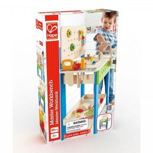 میز ابزار چوبی 32 تکهMaster Workbench hape کدE3000