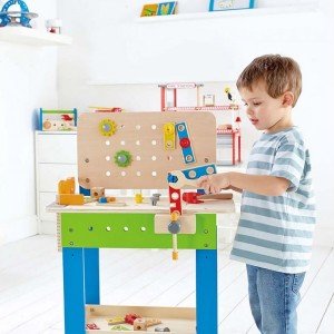 میز ابزار چوبی 32 تکهMaster Workbench hape کدE3000