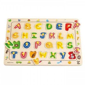 حروف انگلیسی چوبی کودک ABC maching puzzle hape 1501