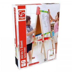 تخته چوبی دو طرفه کودک all -in-1 easel كد 1010