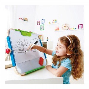 تخته دو طرفه رو میزی کودک Anywhere Art Studio hape کدE1009