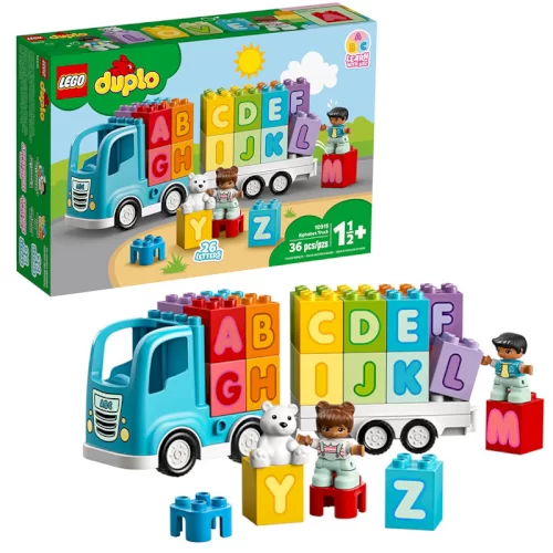 لگو دوپلو 36 قطعه مدل Lego Duplo Alphabet Truck کد 10915