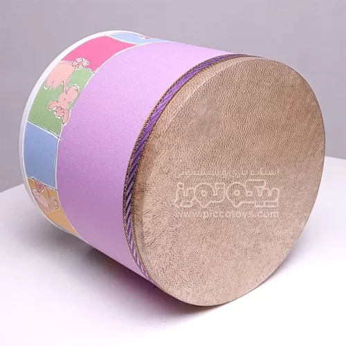 طبلک آموزشی کودک بنفش  طرح حیوانات باغ وحش کد 4264875