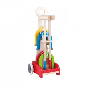 کروکت چوبی کودک Rainbow Croquet Caddy hape 8127