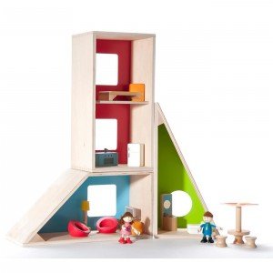 خانه مدرن چوبی کودک Geometric House hape 3404