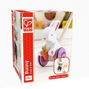 واکر چوبی خرگوش bunny hape 0342