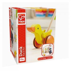 بسته بندی واکر چوبی کودک مدل اردک duck hape 0343