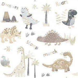 کاغذ دیواری انگلیسی اتاق کودک - تاینی تاتز  G45128 tiny tots