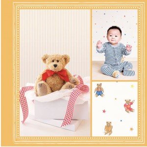 کاغذ دیواری انگلیسی اتاق کودک - تاینی تاتز  G45138 tiny tots