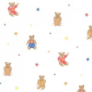 کاغذ دیواری انگلیسی اتاق کودک - تاینی تاتز  G45158 tiny tots