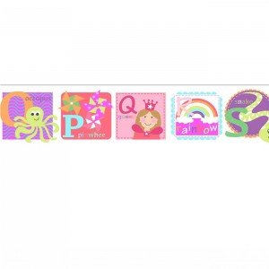 بوردر کاغذ دیواری اتاق کودک - tiny tots 90111