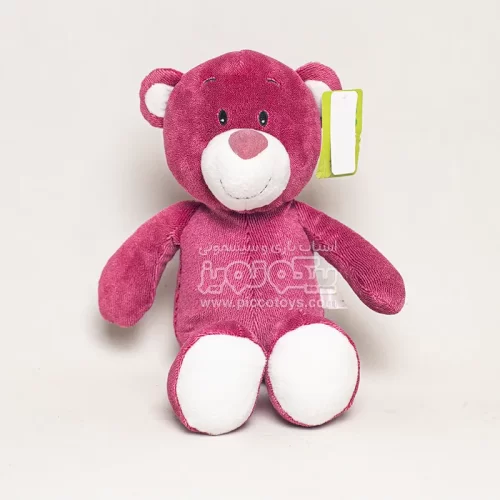 عروسک پولیشی خرس زرشکی کد AF100126B