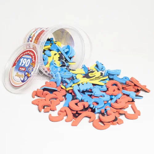 اسباب بازی مگنتی حروف الفبای فارسی 190 قطعه کد 10019FS1