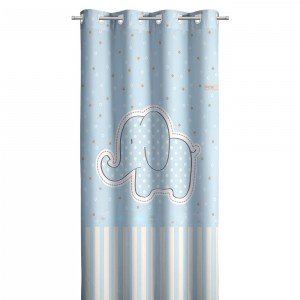 پرده اتاق کودک saint clair فیل آبی کد 115062