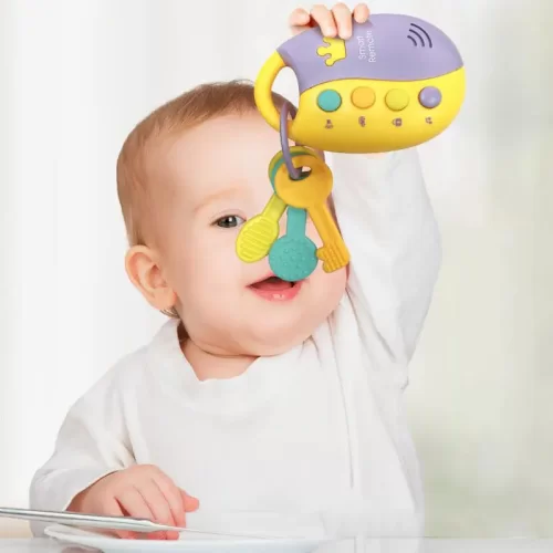 دندانگیر نوزاد طرح کلید و ریموت موزیکال هانگر Huanger کد HE8026