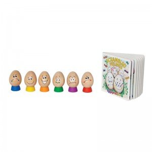 تخم مرغ چوبی کودک eggspressions hape 0424