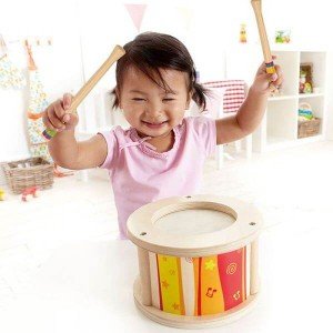 طبل چوبی کودک little drummer hape 0303