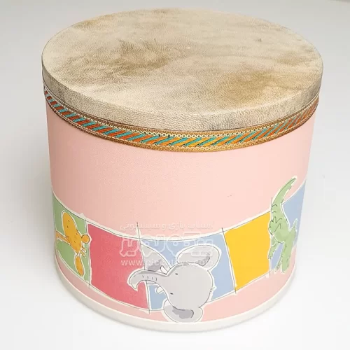 طبلک آموزشی کودک صورتی طرح حیوانات جنگل کد 4280809