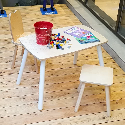 چهارپایه چوبی کودک