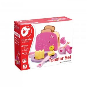 ست تستر چوبی classic world مدل 4115 toaster set