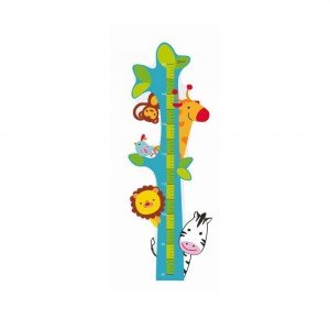 چارت اندازه گیری قد چوبی باغ وحش Classic World مدل  4815