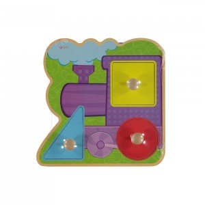 پازل قطار چوبی Classic World مدل Train Infant Puzzle 2068