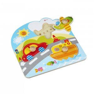 پازل چوبی کودک طرح وسایل نقلیهClassic World مدل Transport 3542