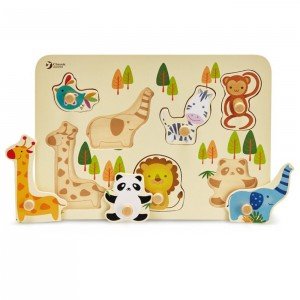 پازل چوبی کلاسیک ورلد مدل باغ وحش Classic World Zoo Puzzle  کد3617