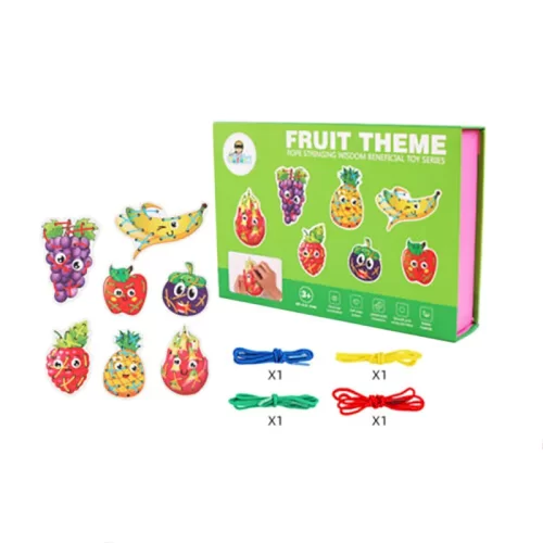 اسباب بازی دوخت چوبی طرح میوه کد MGZ0871