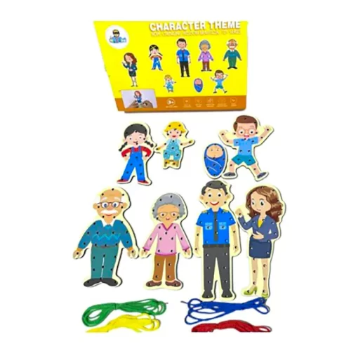 اسباب بازی دوخت چوبی طرح شخصیت کد MGZ0876