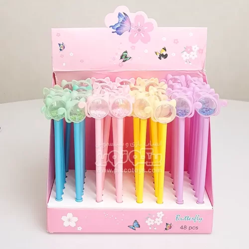 خودکار آبی طرح گربه کد 4297083