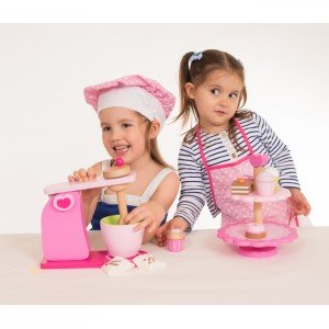 ظرف شیرینی چوبی Classic World مدل 4113 cupcake Stand