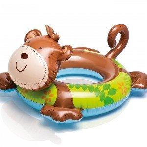 حلقه شنا بادی کودک اینتکس  intex  مدل میمون کد 58221