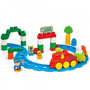 ریل و قطار چوبی کودک Jungle Train Journey Set hape کد 3800