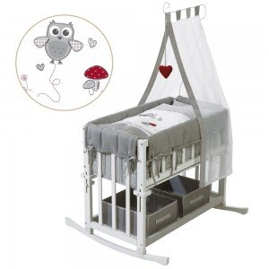 گهواره 1*4 طرح جغد مدل roba 8949ws148