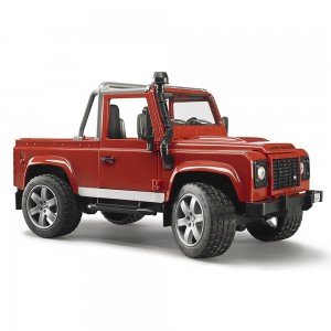 ماشین لندروور آتش نشانی bruder مدل Land Rover Defender Station Wagon 02596