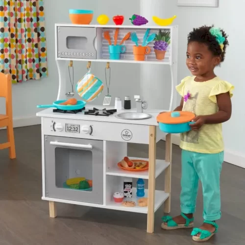 آشپزخانه کودک چوبی Kidkraft مدل All Time Play Kitchen کد 53370