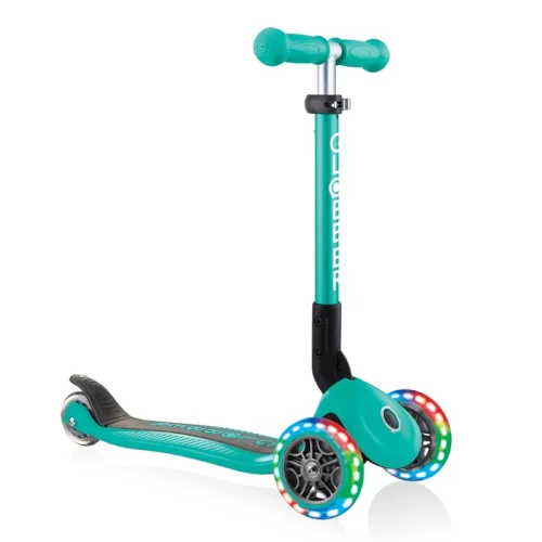 اسکوتر کودک چراغدار GLOBBER مدل JUNIOR رنگ سبز آبی کد 437107