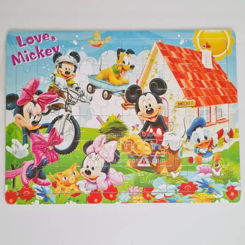 پازل چوبی کودک مدل  میکی موس و دوستان کد 4324343