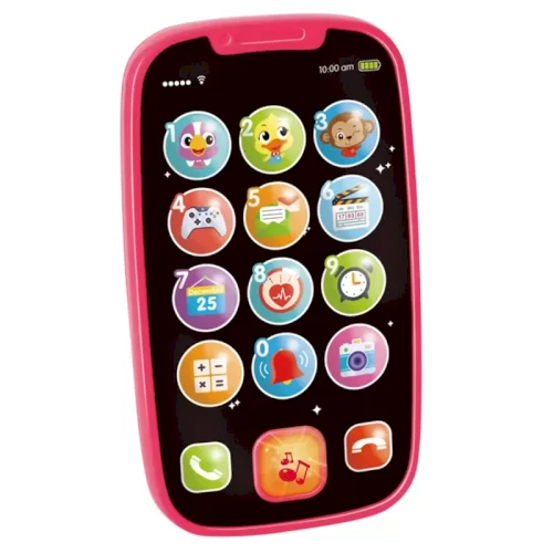 موبایل اسباب بازی موزیکال Huile Toys رنگ صورتی کد  P/3127/SU