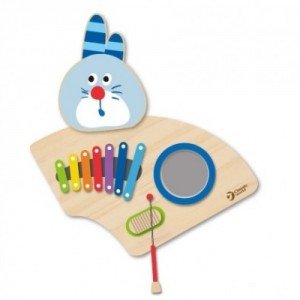 دیوارکوب چوبی موسیقی، هوش و سرگرمی خرگوش classic world 8070