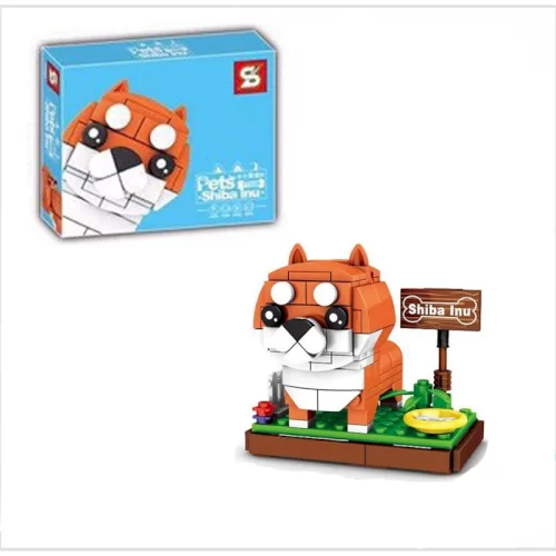 اسباب بازی لگو 137 تکه مدل سگ شیبا کد 7722D