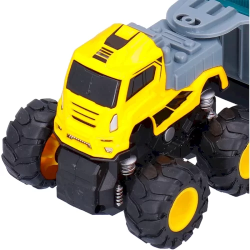 اسباب بازی کامیون جرثقیل قدرتی رنگ زرد کد P/KLX600201/ZA
