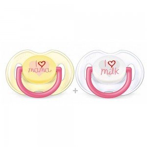 پستانک 0-6 ماه کد 172/50 دخترانه avent