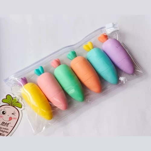 هایلایتر مینی طرح هویج رنگی کد P/188097/A