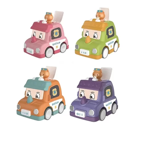 اسباب بازی ماشین پلیس قدرتی تصادفی کد HY656PO